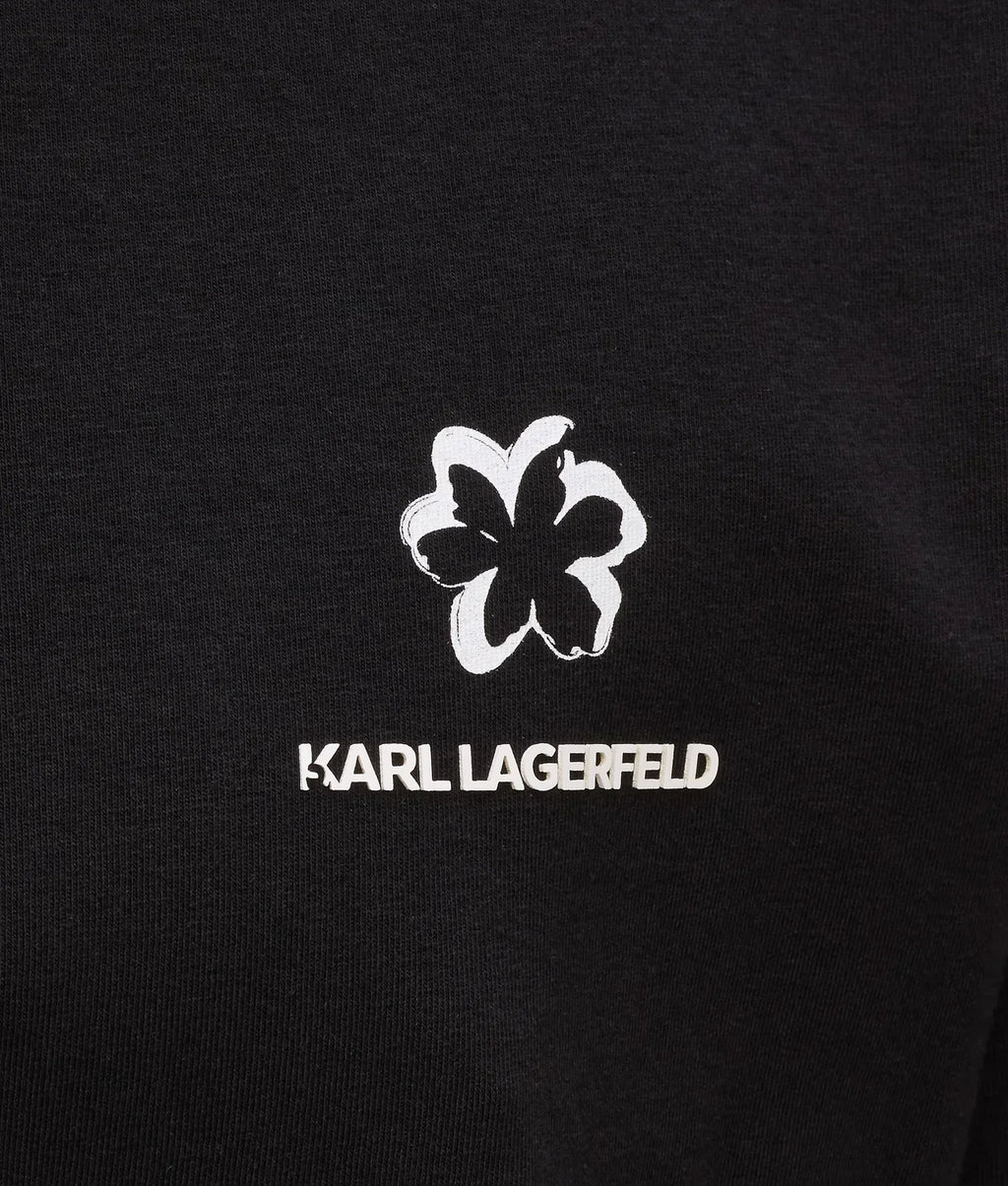 KARL FLOWER PRINT T-SHIRT