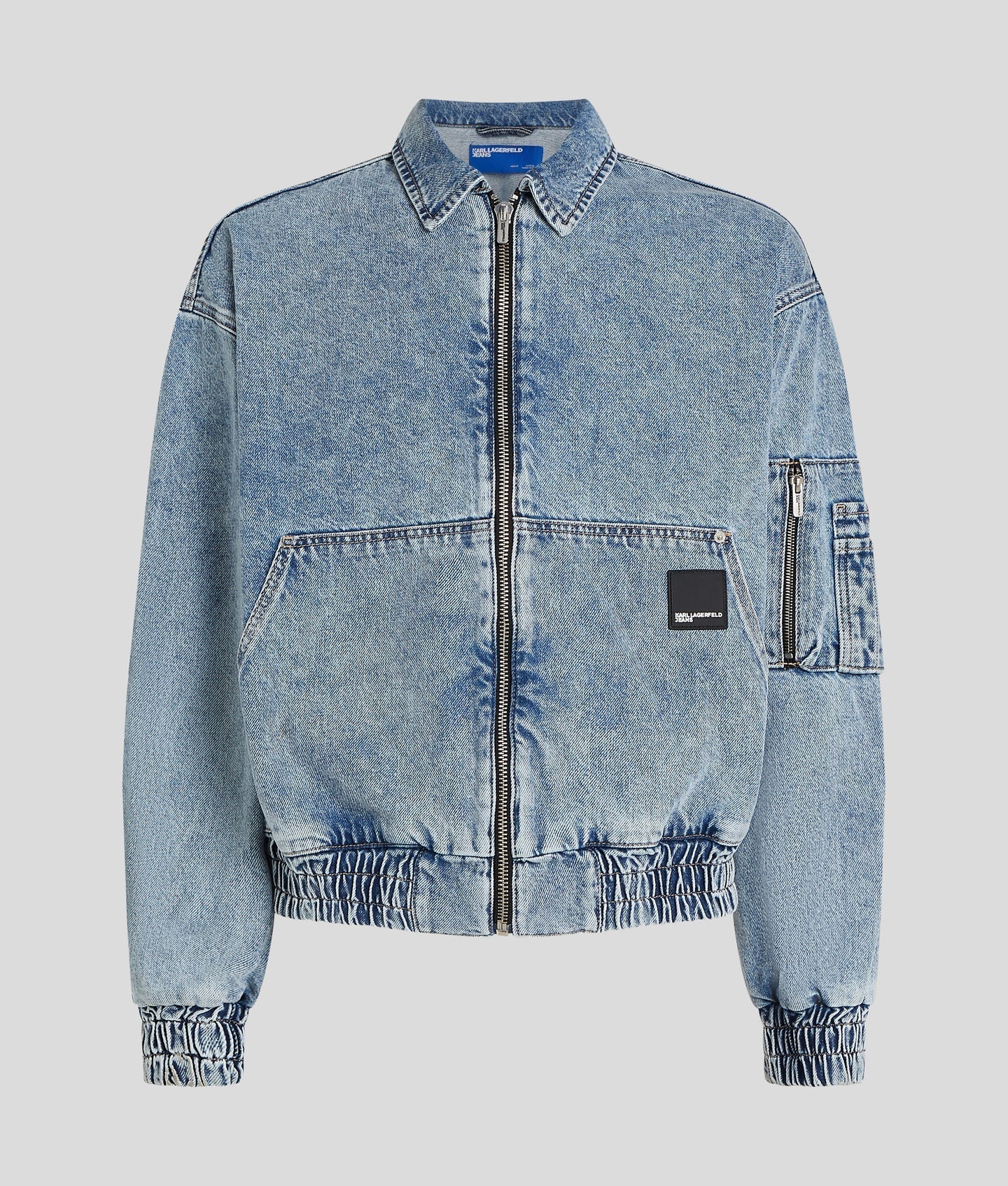 KARL DENIM BOMBER JACKET