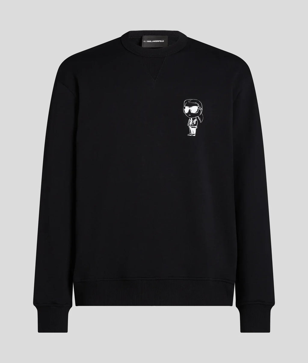 KARL IKON GRAPHIC SWEATSHIRT