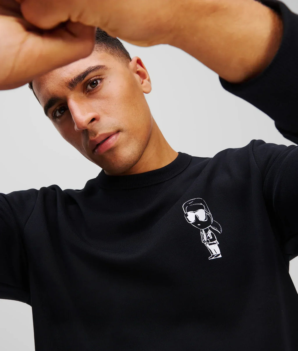KARL IKON GRAPHIC SWEATSHIRT