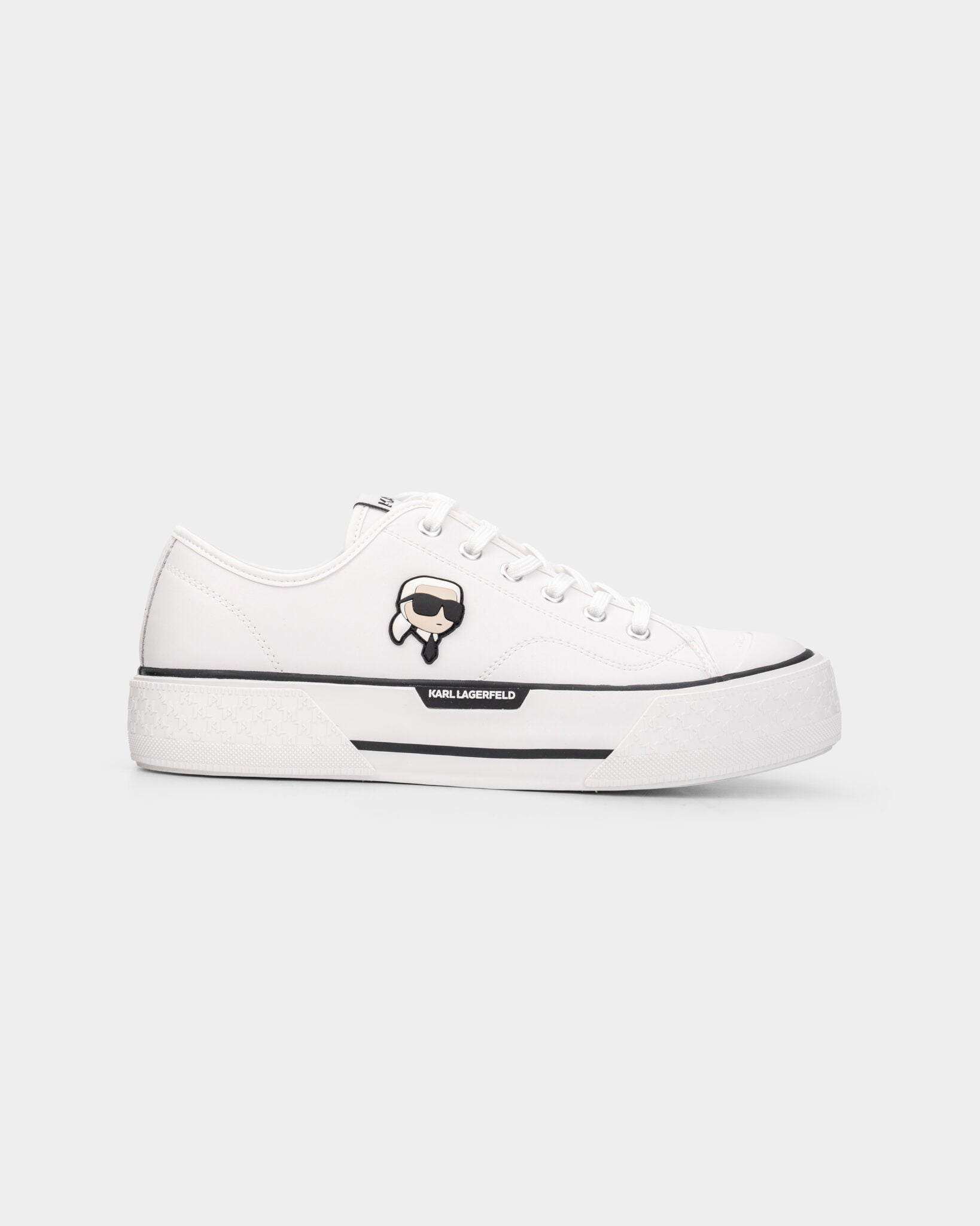 KARL KAMPUS MAXI NFT LO LTHR WHITE LTHR