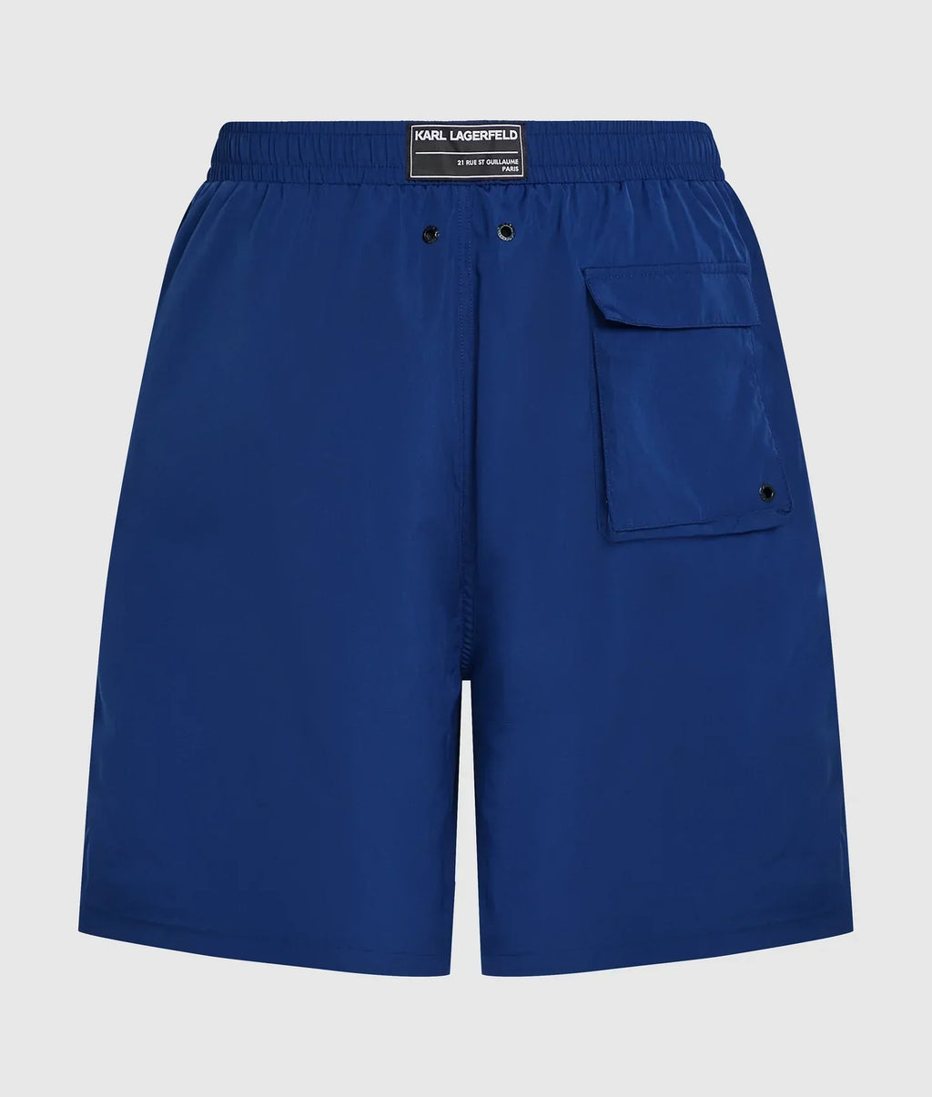 KARL LOGO LONG BOARD SHORTS
