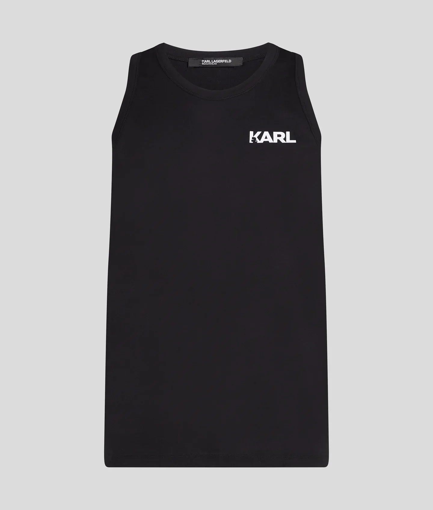 KARL LOGO BEACH TANK TOP