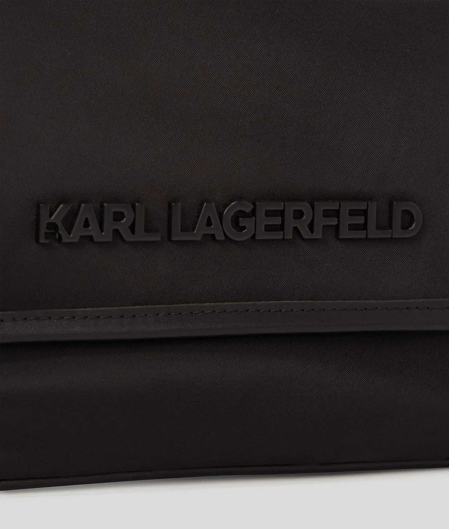 KARL K/ESSENTIAL NYLON CROSSBODY BAG