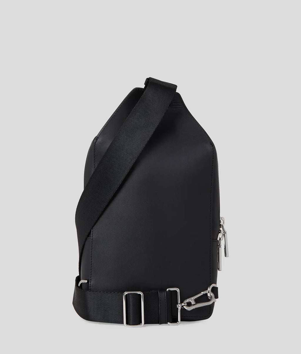KARL K/LOOM LEATHER SLING BAG