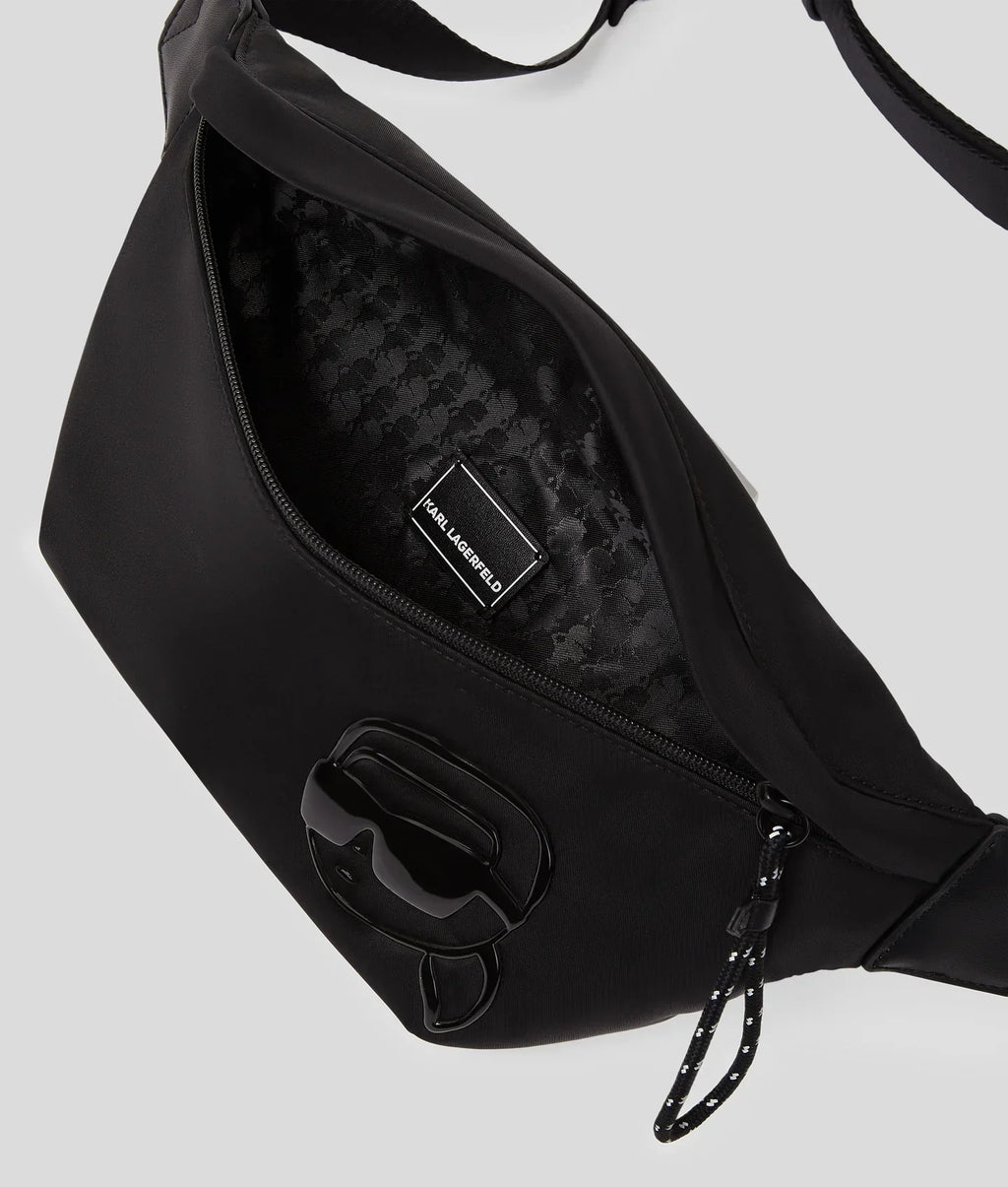 KARL IKON K NYLON BELT BAG