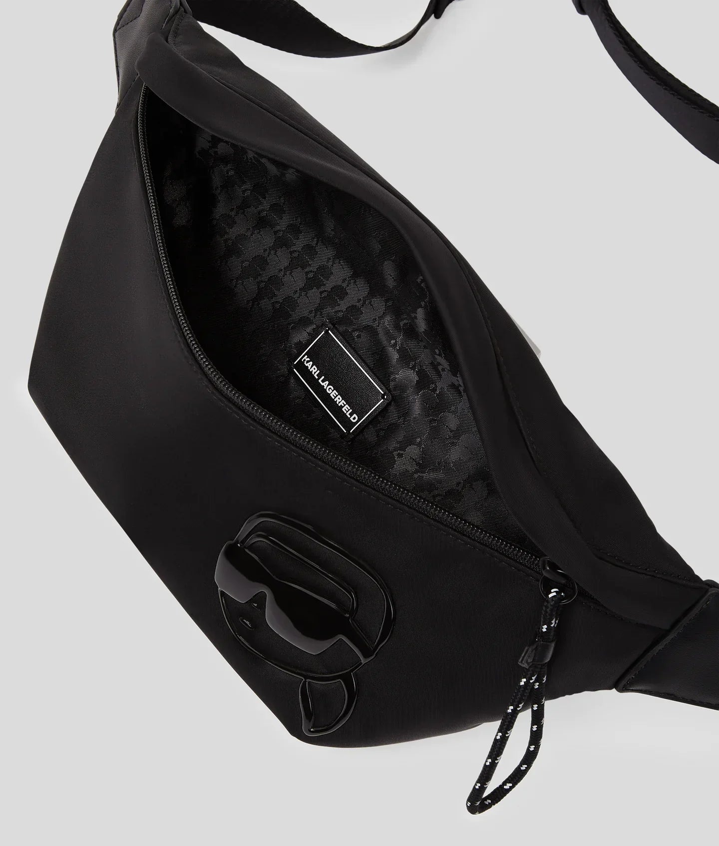 KARL IKON K NYLON BELT BAG