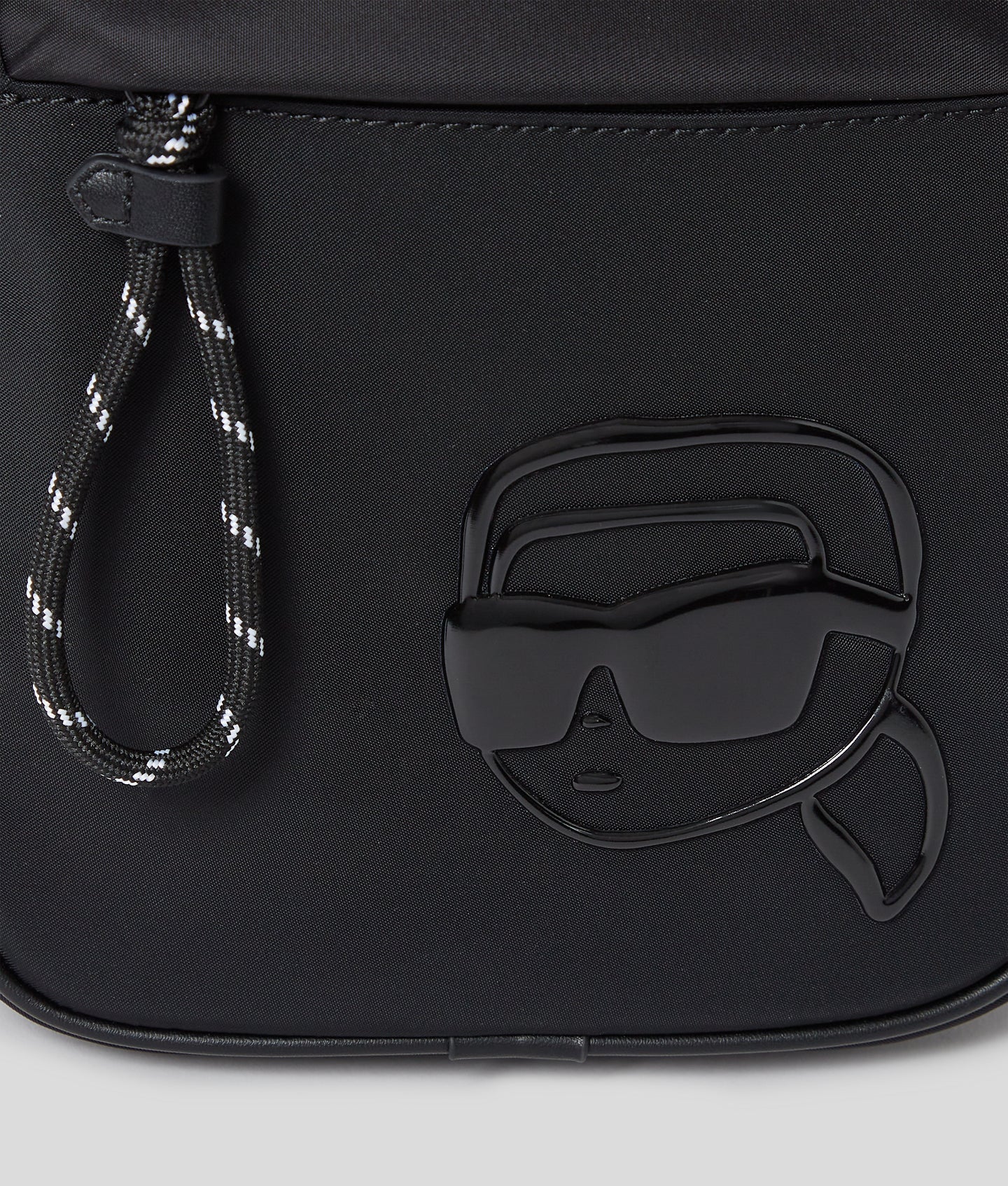 KARL IKON K NYLON CROSSBODY BAG