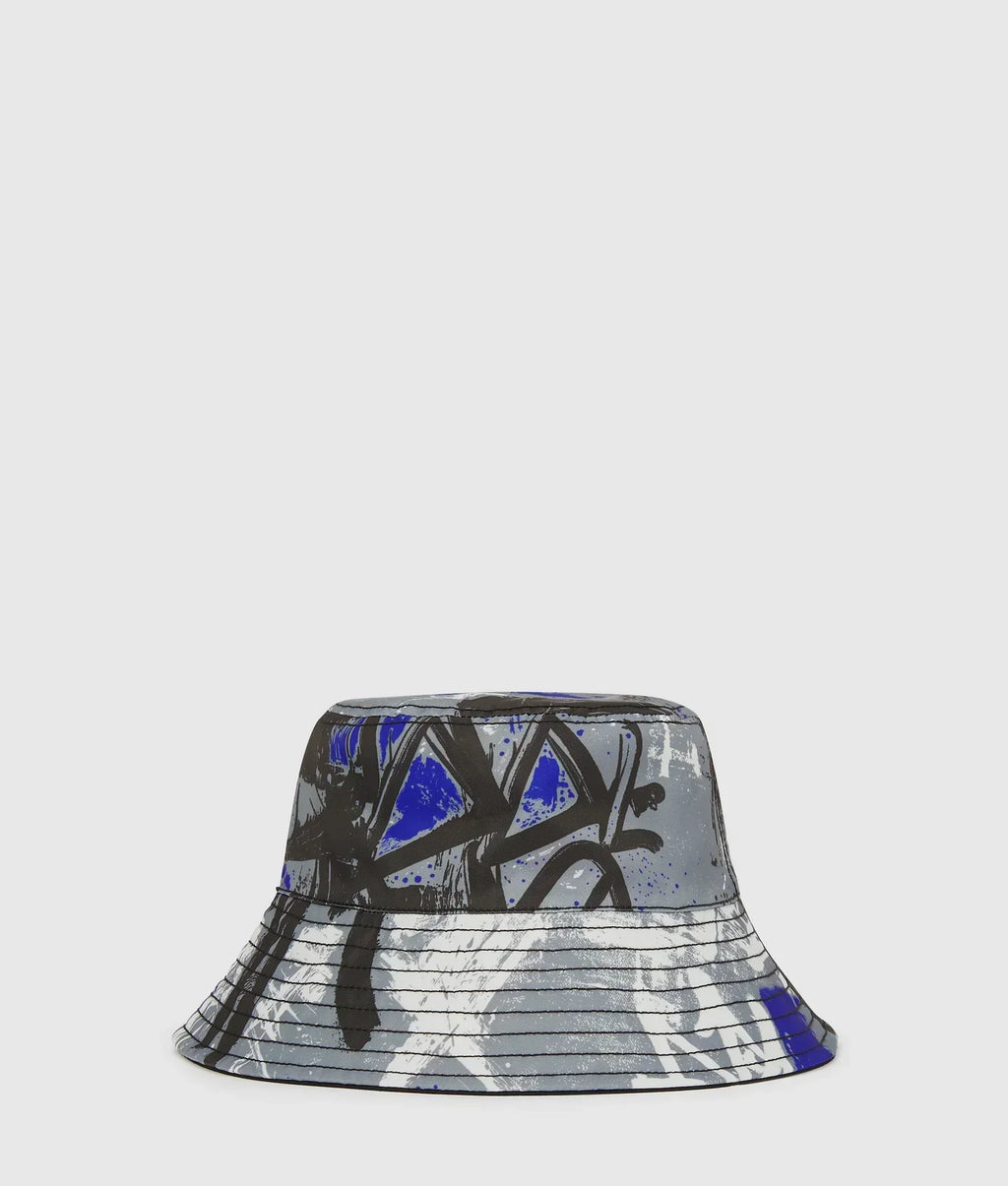 KARL REVERSIBLE GRAFFITI BUCKET HAT