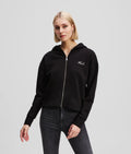 KARL SIGNATURE ZIP-UP HOODIE
