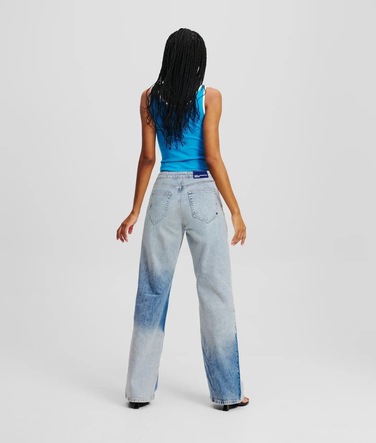 KARL RELAXED COLOR-BLOCK JEANS