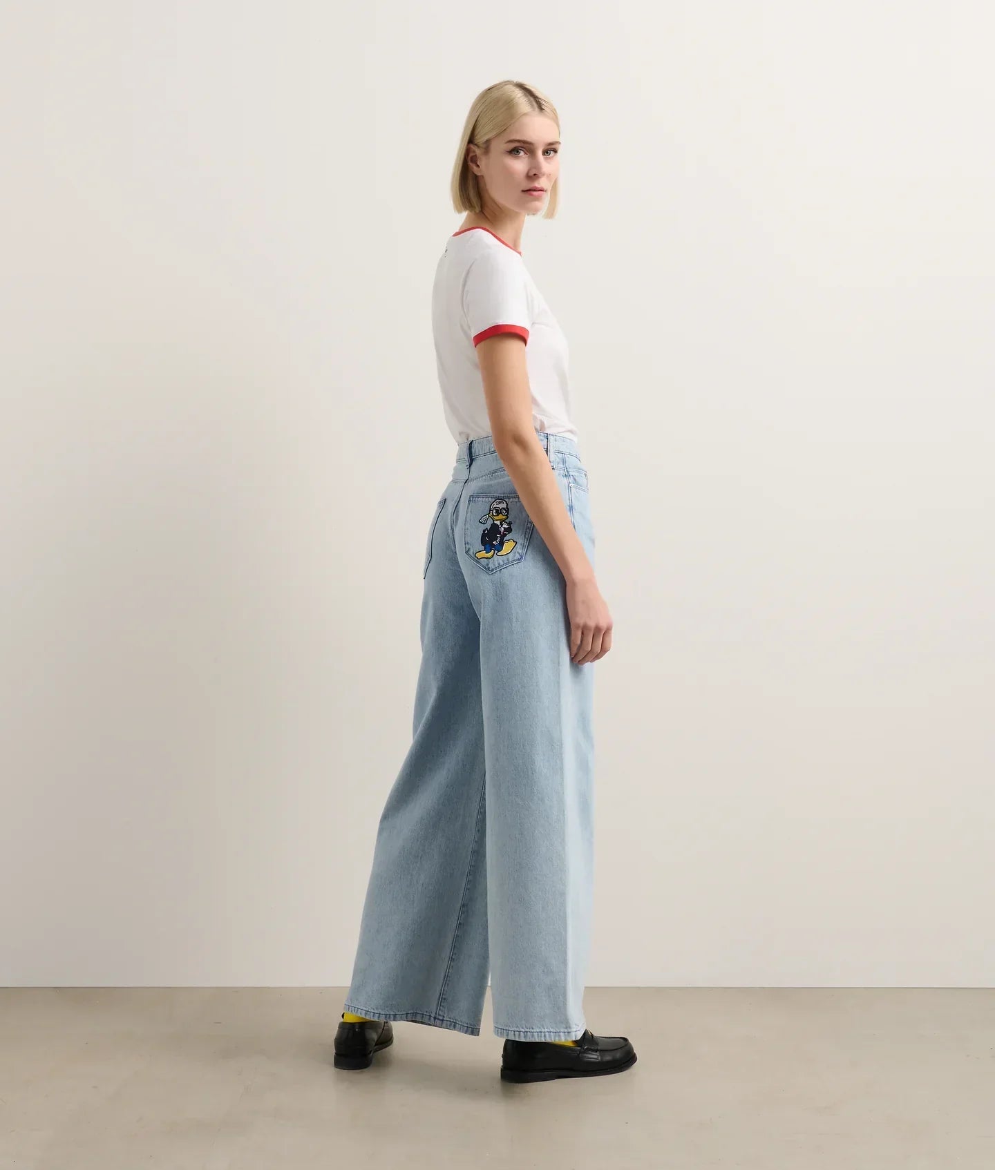 KARL DISNEY X KL WIDE LEG JEANS