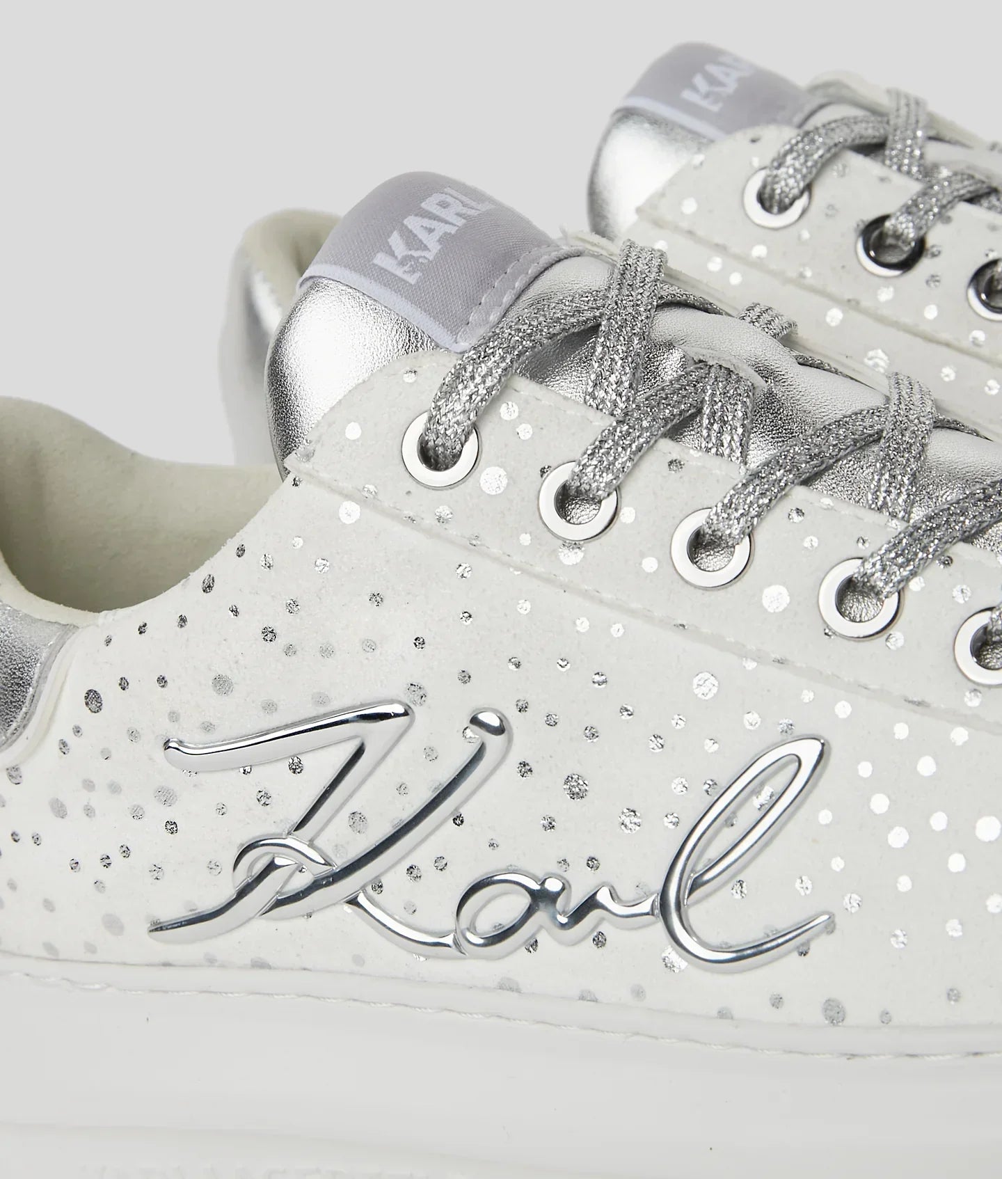 KARL SIGNATURE EXCLUSIVE GLITTER SNEAKERS