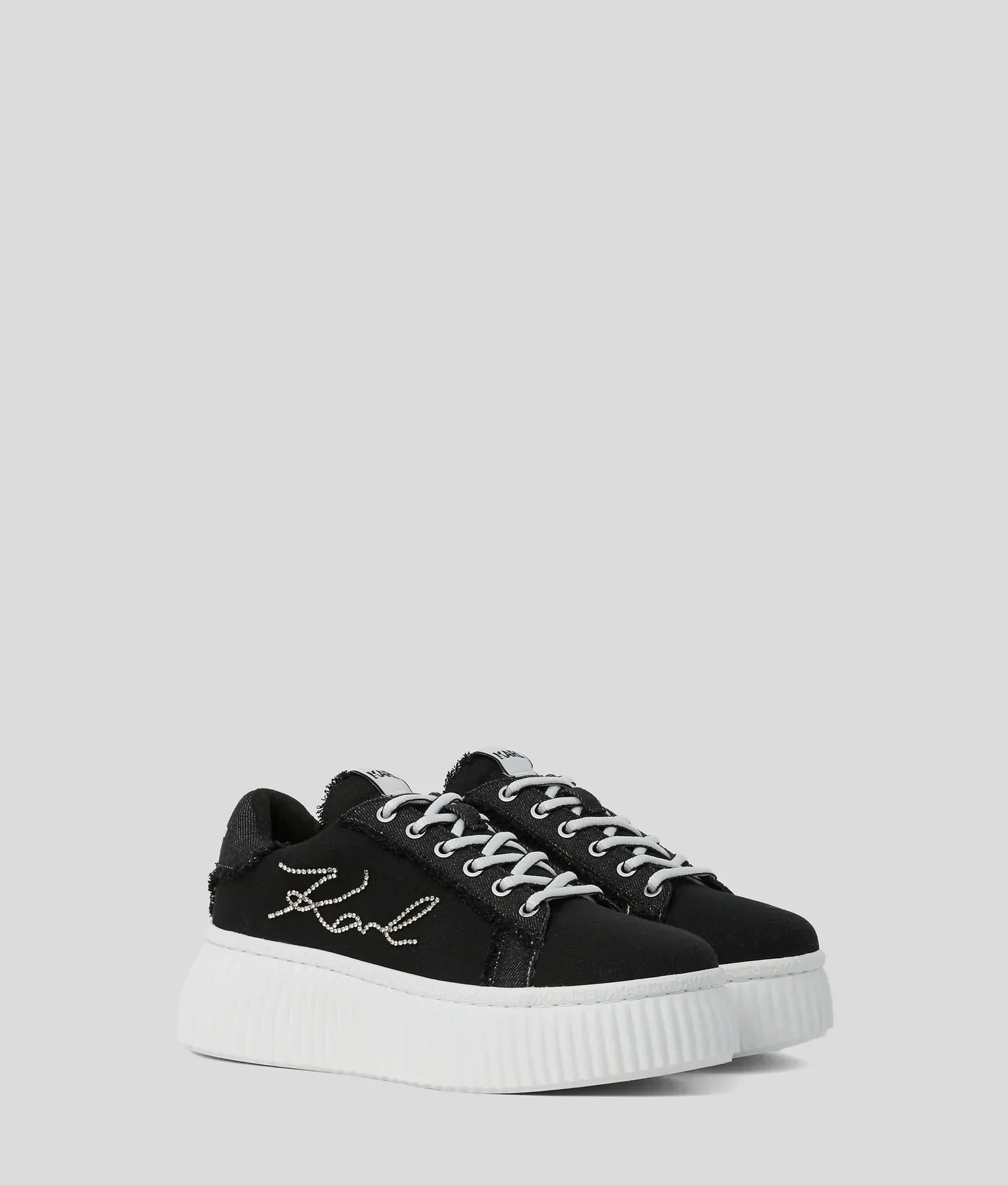 KARL SIGNATURE KREEPER DENIM SNEAKERS