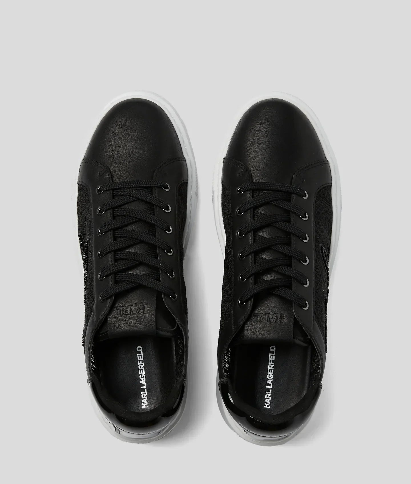 KARL SIGNATURE MAXI KUP LACE-UP SNEAKERS