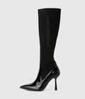 KARL PANDARA TALL STUDDED BOOTS