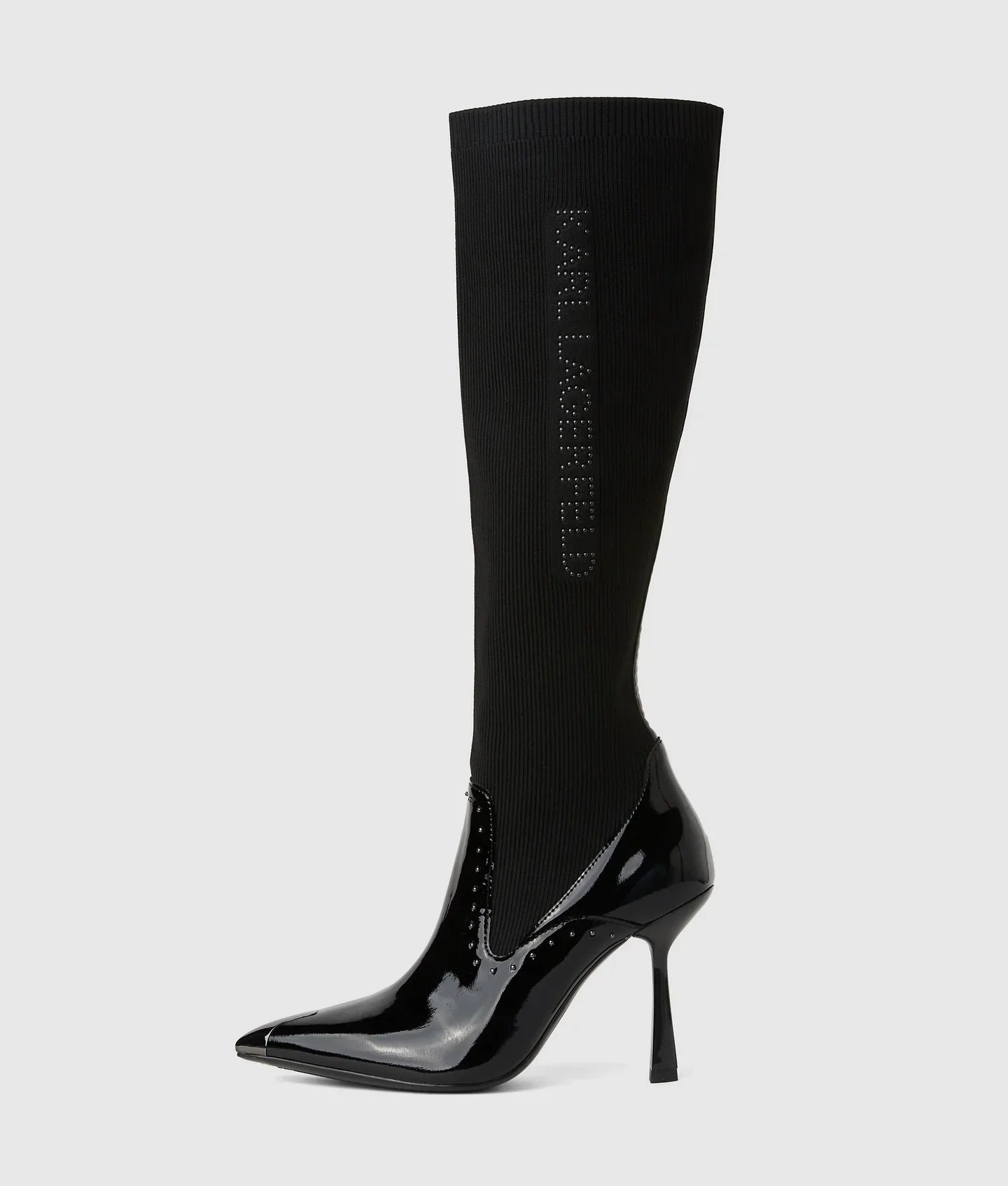 KARL PANDARA TALL STUDDED BOOTS