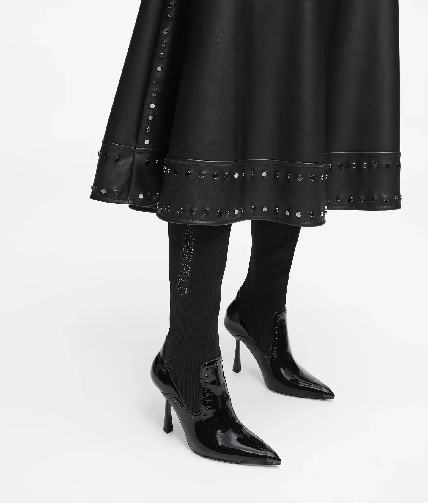 KARL PANDARA TALL STUDDED BOOTS